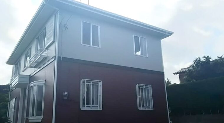 施工事例：千葉県東庄町S様宅-外壁塗装工事：神栖市の塗装・建設工事なら山昭工業