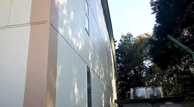 施工事例：千葉市 川戸中学校様 外壁塗装工事：神栖市の塗装・建設工事なら山昭工業