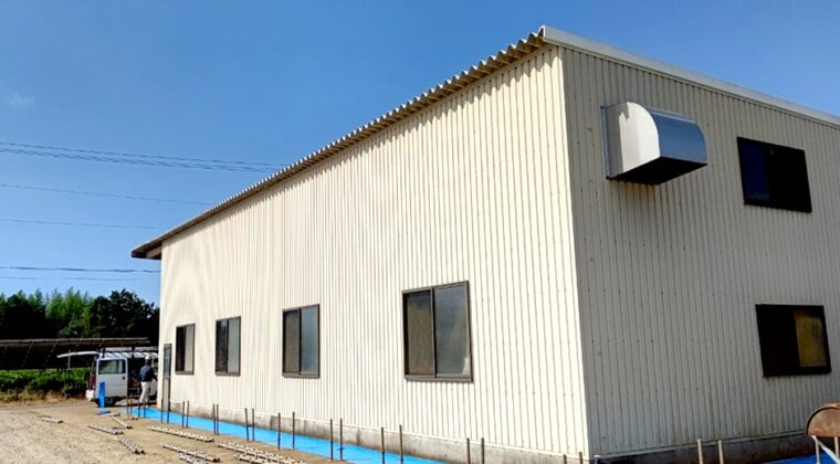 施工事例：千葉県旭市 某企業様 塗装・防水工事：神栖市の塗装・建設工事なら山昭工業
