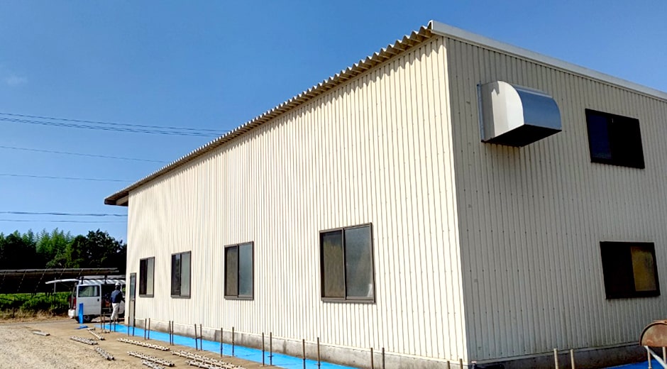 施工事例：千葉県旭市 某企業様 塗装・防水工事：神栖市の塗装・建設工事なら山昭工業