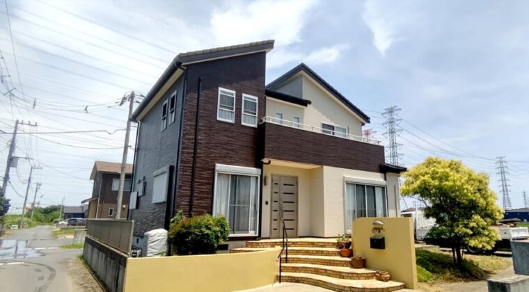 施工事例：茨城県神栖市 M様邸 塗装・防水工事：神栖市の塗装・建設工事なら山昭工業